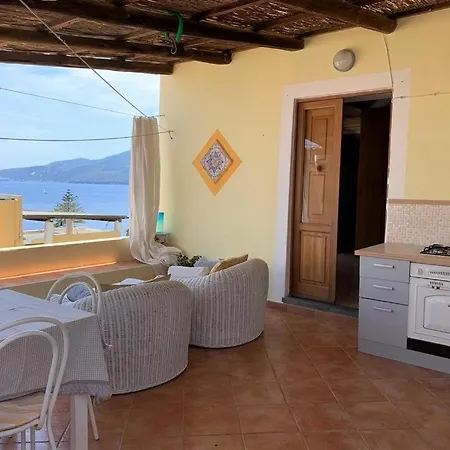 Casa Il Gelsomino - Terrazzo Panoramico Sul Mare * Santa Marina Salina